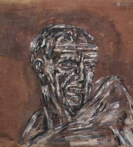 Leon Golub (American, 1922-2004) Head IV, 1965