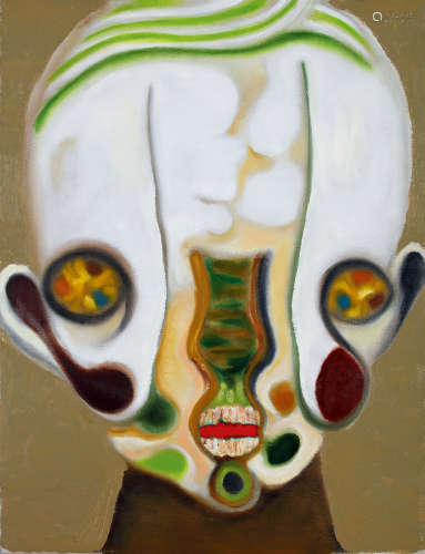 加藤泉（b.1969） 2009年作 无题 油彩 画布