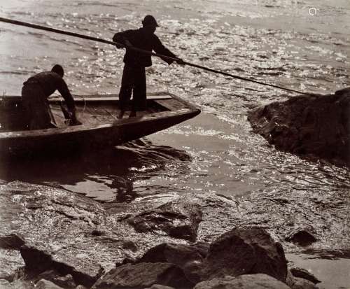 郎静山（1892～1995） 1960年作 我梦扁舟 银盐相纸