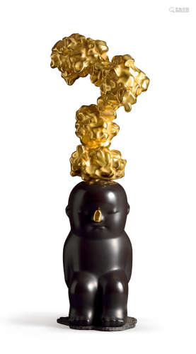 李真（b.1963） 2013年作 烟花 铜雕 雕塑