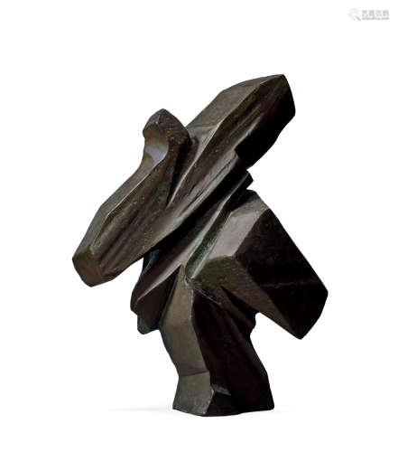 朱铭（b.1938） 1991年作 太极 铜雕 雕塑