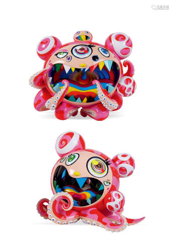 村上隆（b.1962） 2017-2018年作 MURAKAMI X COMPLEXCON DOBTOPUS BY BAIT X SWITCH（A；及B） （共两件） 乙烯基 雕塑