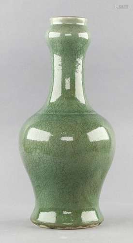 Chinese Porcelain Cracked Celadon Vase