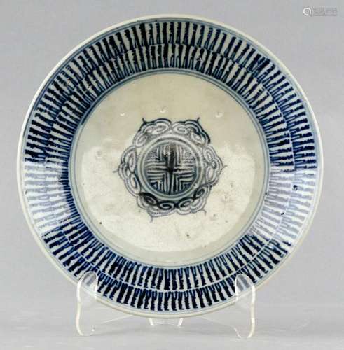 Chinese Blue and White Porcelain Plate