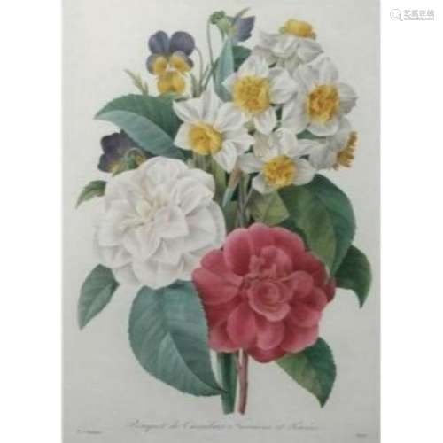 After Pierre-Jospeh Redoute, Floral Print, #13 Bouquet