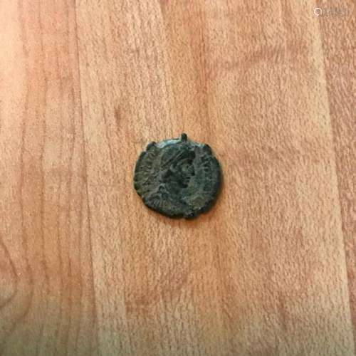 Ancient Roman Imperial Bronze Coin, Nicomedia, Gratian