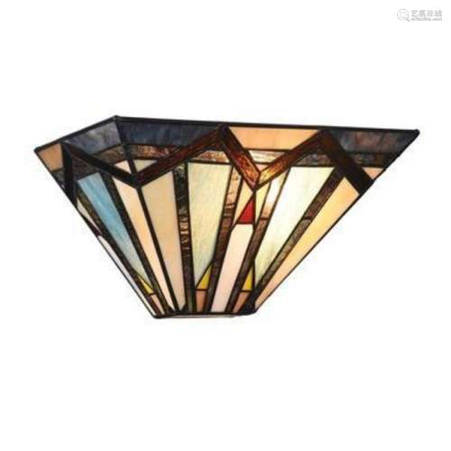 Mission 1 Light Textured Black Wall Sconce 12