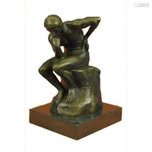 Rodin Thinker Symbol of Philosophy Bronze Sculpture Hot
