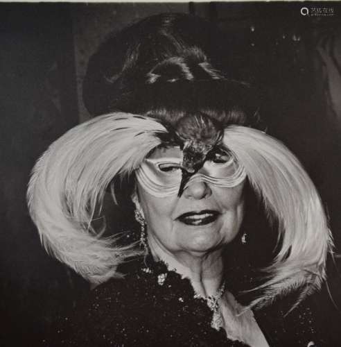 Diane Arbus - A Woman In Bird Mask, NYC, 1967