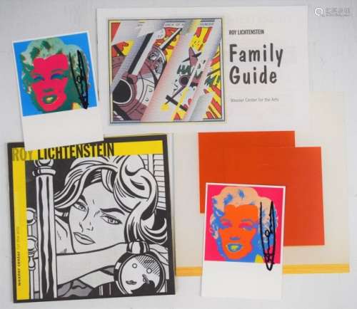 Lichtenstein, Warhol, Ellsworth Kelly (Signed Warhol)