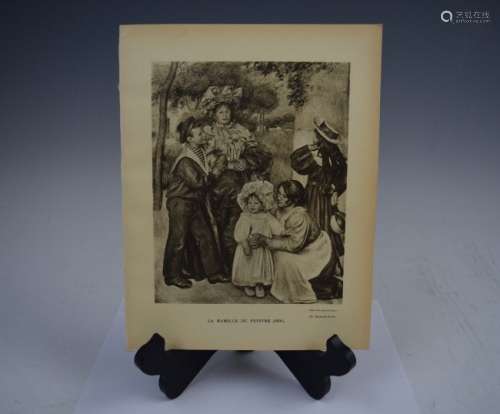 Pierre-Auguste Renoir, Heliogravure (La Famille)