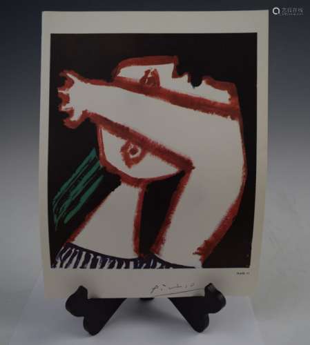 Pablo Picasso, Woman With Arm Over Head (Signed)