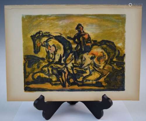 Georges Rouault Heliogravure (Horses)