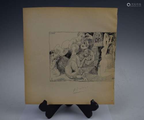 Pablo Picasso, Heliogravure (Signed)