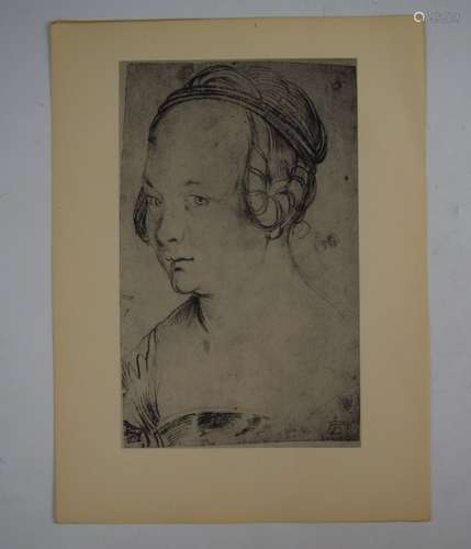 Albrecht Durer, Heliogravure (Portrait of a Woman)