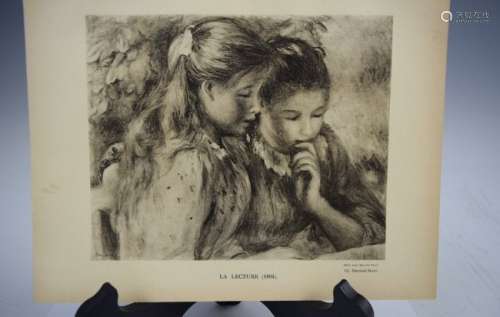 Pierre-Auguste Renoir, Heliogravure (La Lecture)