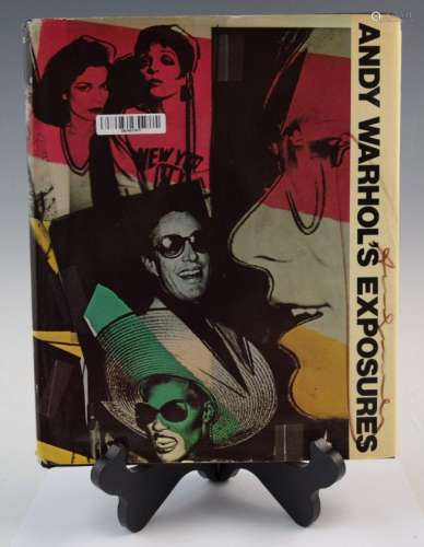Andy Warhol, Christopher Makos Signed Book (w/drawing)