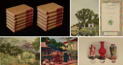 光绪二十八年（1902）限量精装本《东方影像》之“日本及中国篇”摄影图集一套12册全。
