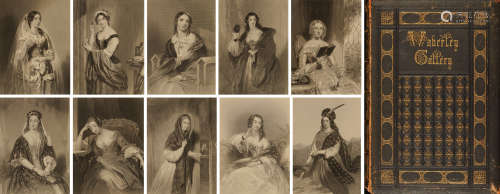 1866年纽约D. Appleton and Company出版《司各特版画集》硬皮精装本一册全
