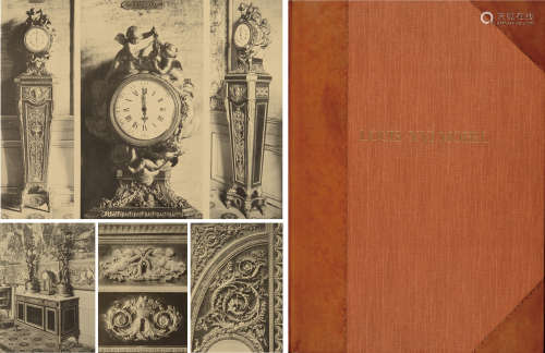 19世纪巴黎出版《卢浮宫藏路易十六时期法国古典家具版画集》摩洛哥小牛皮书脊精装本一册