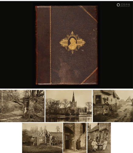 清 光绪二十年（1894）纽约出版《莎士比亚钢版画集锦》豪华精装本一巨册全（美国J.P.摩根图书馆旧藏）
