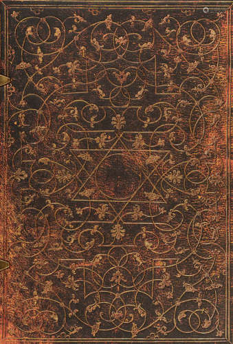 欧洲文艺复兴时期风格笔记本一册（带塔扣）