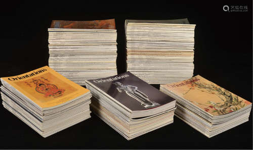 1983-2007年出版中国艺术品重要文献《Orientations》英文版画册一批约170册
