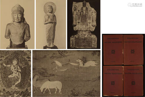 1913-1914年法国赛尔努奇亚洲博物馆出版《戈路波珍藏远东艺术》展览图录一组5册
