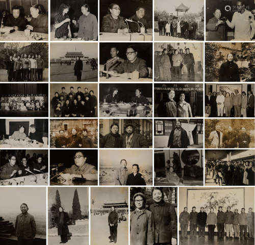1950-1970年代邓颖超原版银盐老照片一大批共计203张