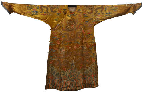 A Chinese Imperial Robe (Gold)