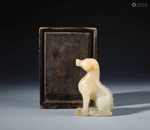 An Imperial Chinese Carved  Jade Dog