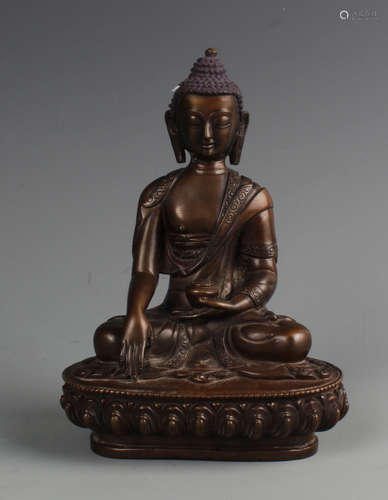 A Chinese Bronze Statue