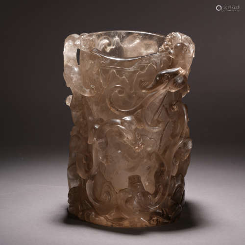 A Chinese Crystal Carved 