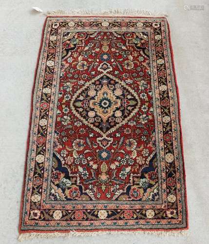 Antique Persian Sarouk Rug