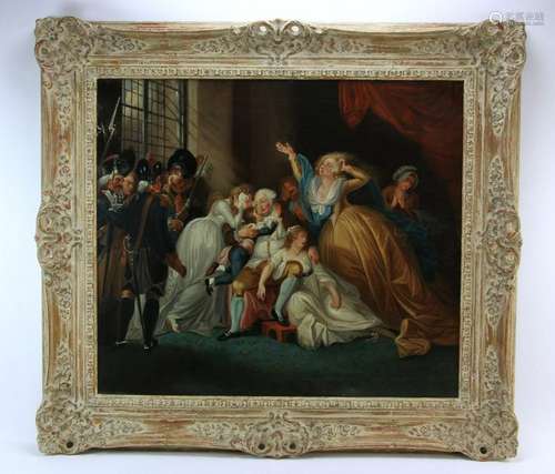 19thC French, French Revolution, Oil on Canvas