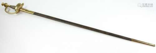 19thC German Sword with Scabbard