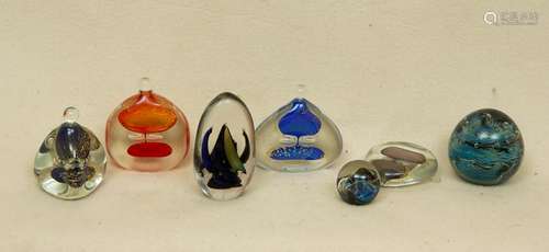 Art Glass Perfume Bottles, Paperweights