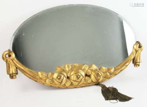 Art Nouveau Giltwood Wall Mirror