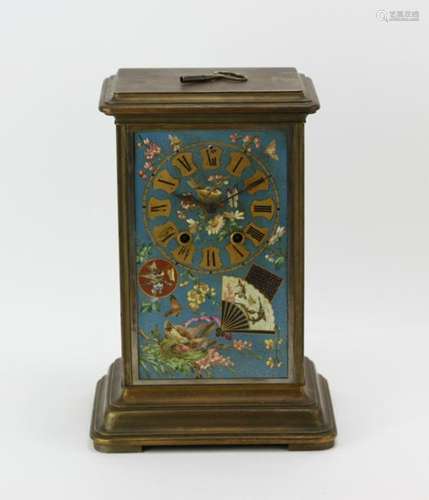 19thC French Aesthetic Movement Porcelain Clock