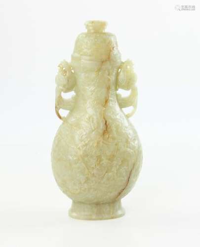 Chinese Carved Jade Vase