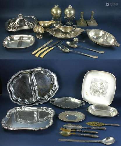 Collection of (22) Silverplate Items