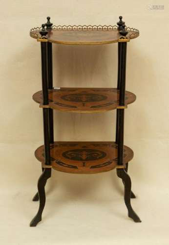 Napoleon III Marquetry What Not Table