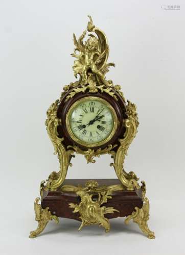 19thC French Ormolu Bronze Clock