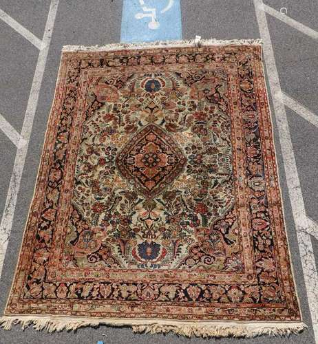 Antique Persian Kerman Rug