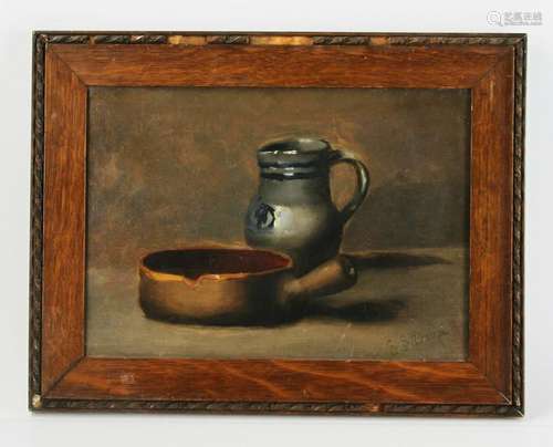 S. S. David Signed, Still Life, Oil on Canvas