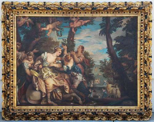 18/19thC Painting Veronese Ratto di Europa