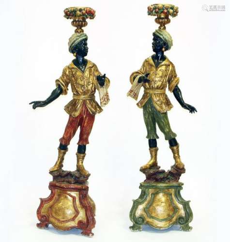 Pair of 19thC French Serviteurs Muets