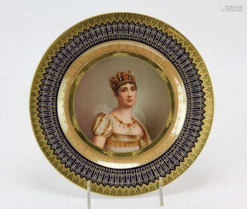 Royal Vienna Porcelain Portrait Plate