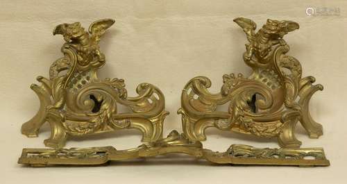 Pair of Louis XV Style Andirons