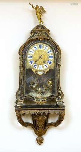 Louis XIV Boulle Marquetry Cartel Clock